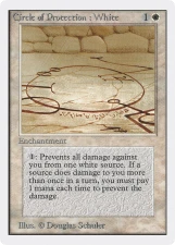 Circle of Protection: White card image