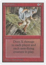 Earthquake card image