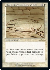 Circle of Protection: White card image