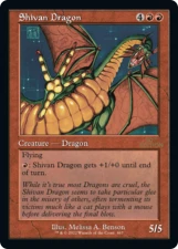 Shivan Dragon card image