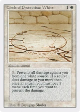Circle of Protection: White card image