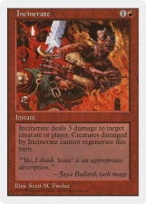 Incinerate card image