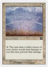 Circle of Protection: White card image