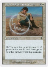Circle of Protection: White card image