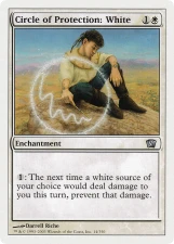 Circle of Protection: White card image