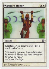 Warrior’s Honor card image