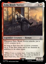 Ezio, Brash Novice card image
