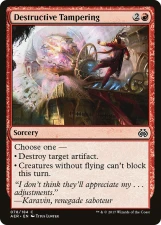 Destructive Tampering card image