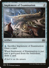 Implement of Examination card image
