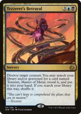 Tezzeret’s Betrayal card image