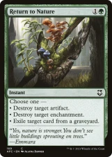 Return to Nature card image