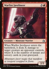 Warfire Javelineer card image