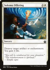 Solemn Offering card image