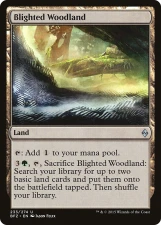 Blighted Woodland card image