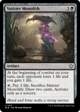 Sinister Monolith card image