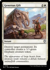 Generous Gift card image