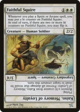 Faithful Squire // Kaiso, Memory of Loyalty card image