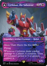 Cyclonus, the Saboteur // Cyclonus, Cybertronian Fighter card image