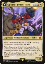 Optimus Prime, Hero // Optimus Prime, Autobot Leader card image