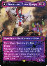 Starscream, Power Hungry // Starscream, Seeker Leader card image