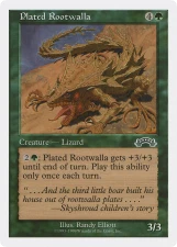 Plated Rootwalla card image