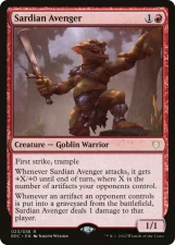 Sardian Avenger card image