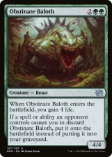 Obstinate Baloth card image