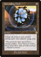 Unwinding Clock card image