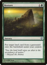 Restore card image