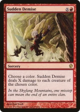 Sudden Demise card image