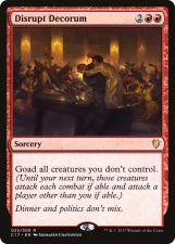 Disrupt Decorum card image
