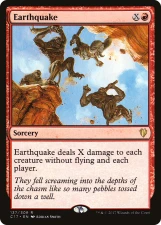 Earthquake card image