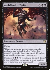 Archfiend of Spite card image