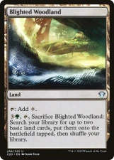 Blighted Woodland card image