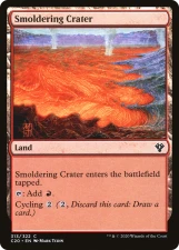 Smoldering Crater card image