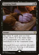 Stinging Study card image
