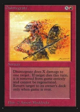 Disintegrate card image