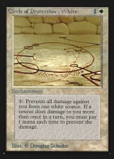 Circle of Protection: White card image