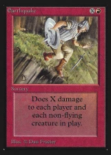 Earthquake card image