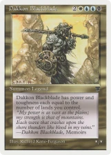 Dakkon Blackblade card image