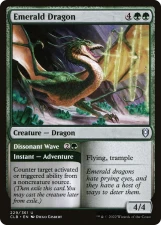 Emerald Dragon // Dissonant Wave card image