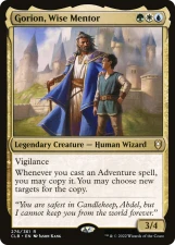 Gorion, Wise Mentor card image