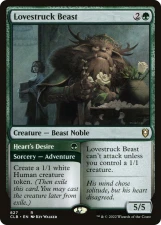 Lovestruck Beast // Heart’s Desire card image