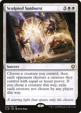 Sculpted Sunburst card image