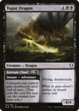 Topaz Dragon // Entropic Cloud card image