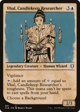 Vhal, Candlekeep Researcher card image