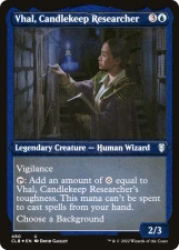 Vhal, Candlekeep Researcher card image