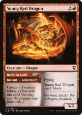 Young Red Dragon // Bathe in Gold card image