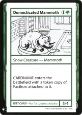 Domesticated Mammoth card image