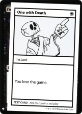One with Death card image